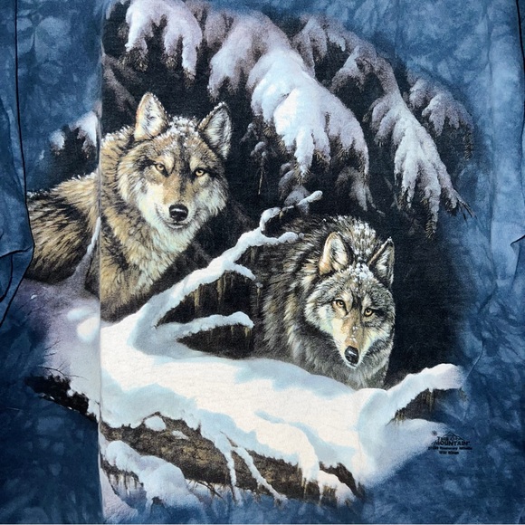 The Mountain Vintage 90s Wolf Tee Size Extra Large - Picture 4 of 7